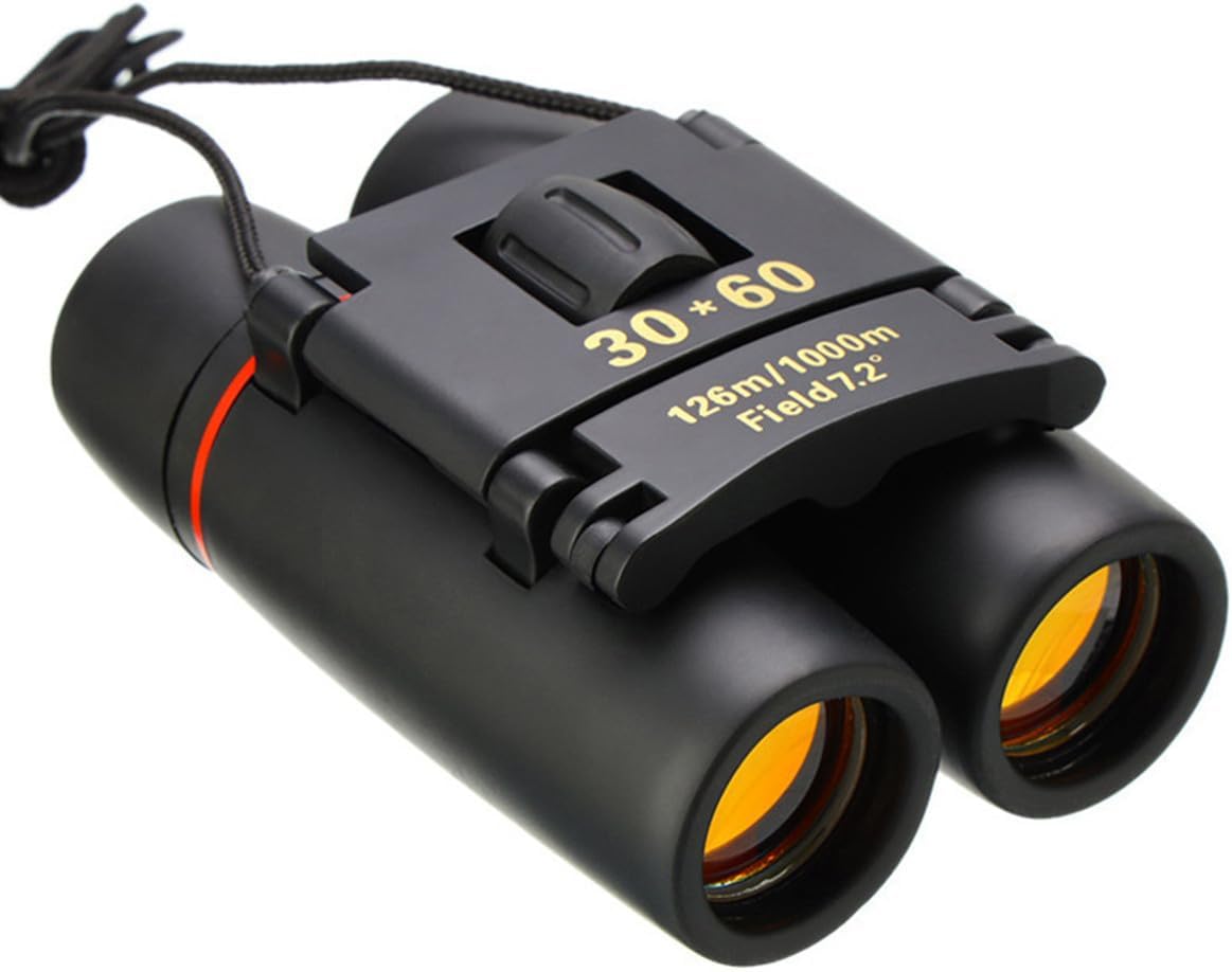 Compact 30X60 Binoculars, Lightweight Foldable