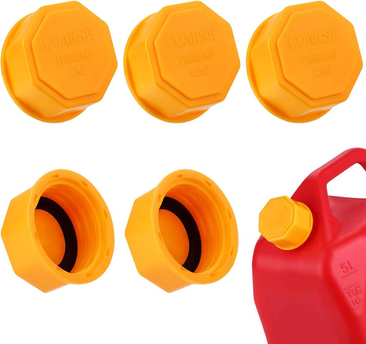 6PCS Gas Can Replacement Caps, Universal Coarse Thread