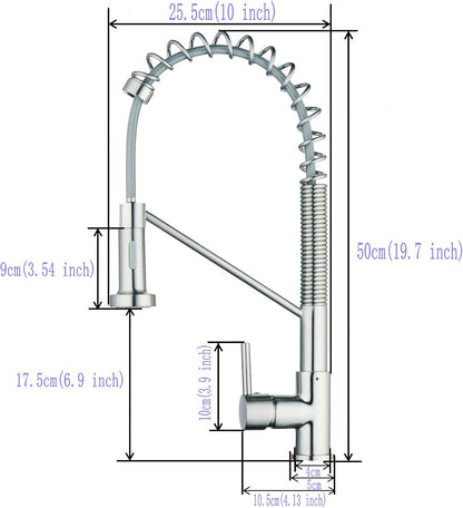 Kitchen Sink Faucet Pull-Out Sprayer, Nickel