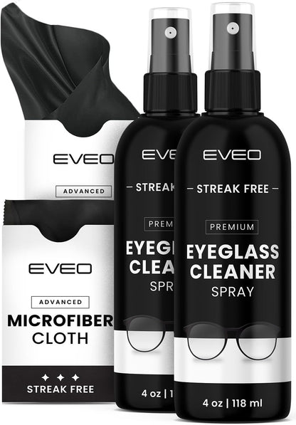 EVEO Eyeglass & Screen Cleaner Kit - 8oz