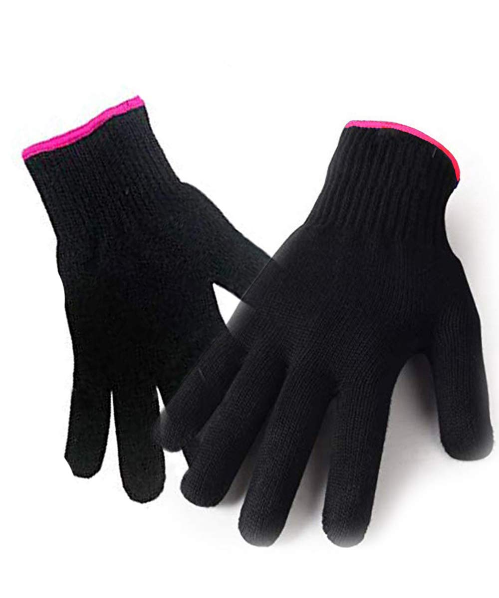 2 Heat-Resistant Gloves for Curling & Styling Tools