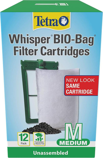 12-Pack Medium Whisper Bio-Bag Filter Cartridges