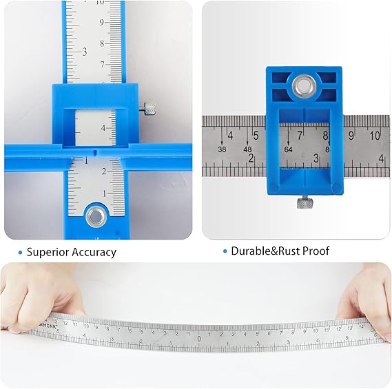 Cabinet Hardware Jig for Door & Drawer Handles