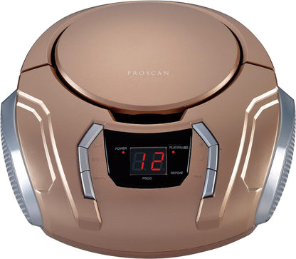 Sylvania Portable CD Boombox (Champagne)