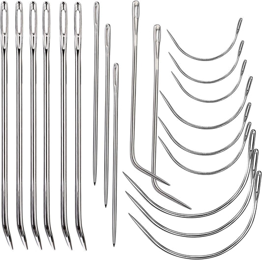 20-Piece Heavy Duty Leather Sewing Needle Kit