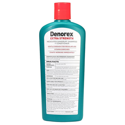 Denorex Extra Strength Anti-Dandruff Shampoo & Conditioner, 10oz