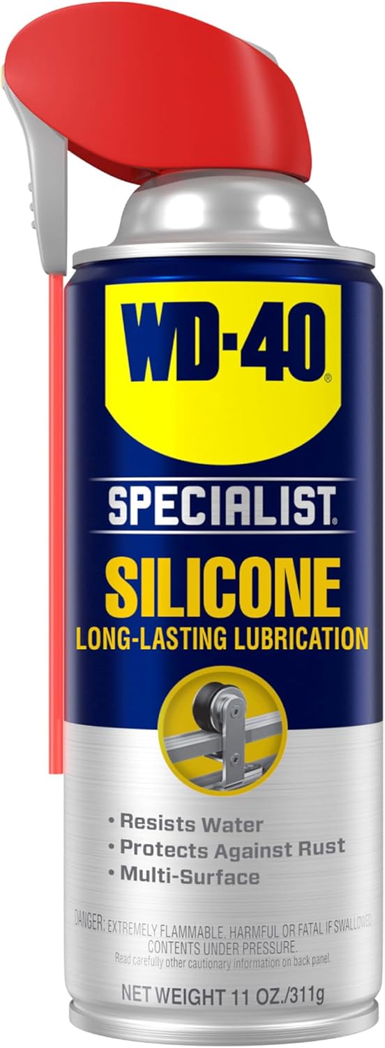 WD-40 Silicone Lubricant with Smart Straw, 11oz