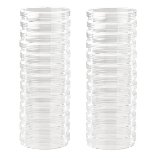 Polystyrene Petri Dishes, 60mm, 26-Pack