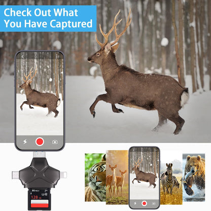 Trail Camera Viewer & Memory Card Reader for Android/Type C