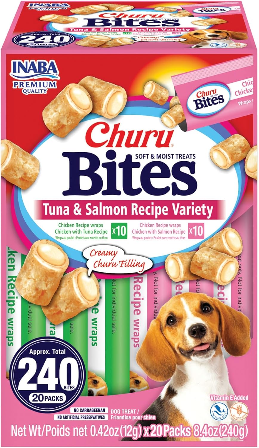 INABA Churu Bites Dog Treat, Grain-Free