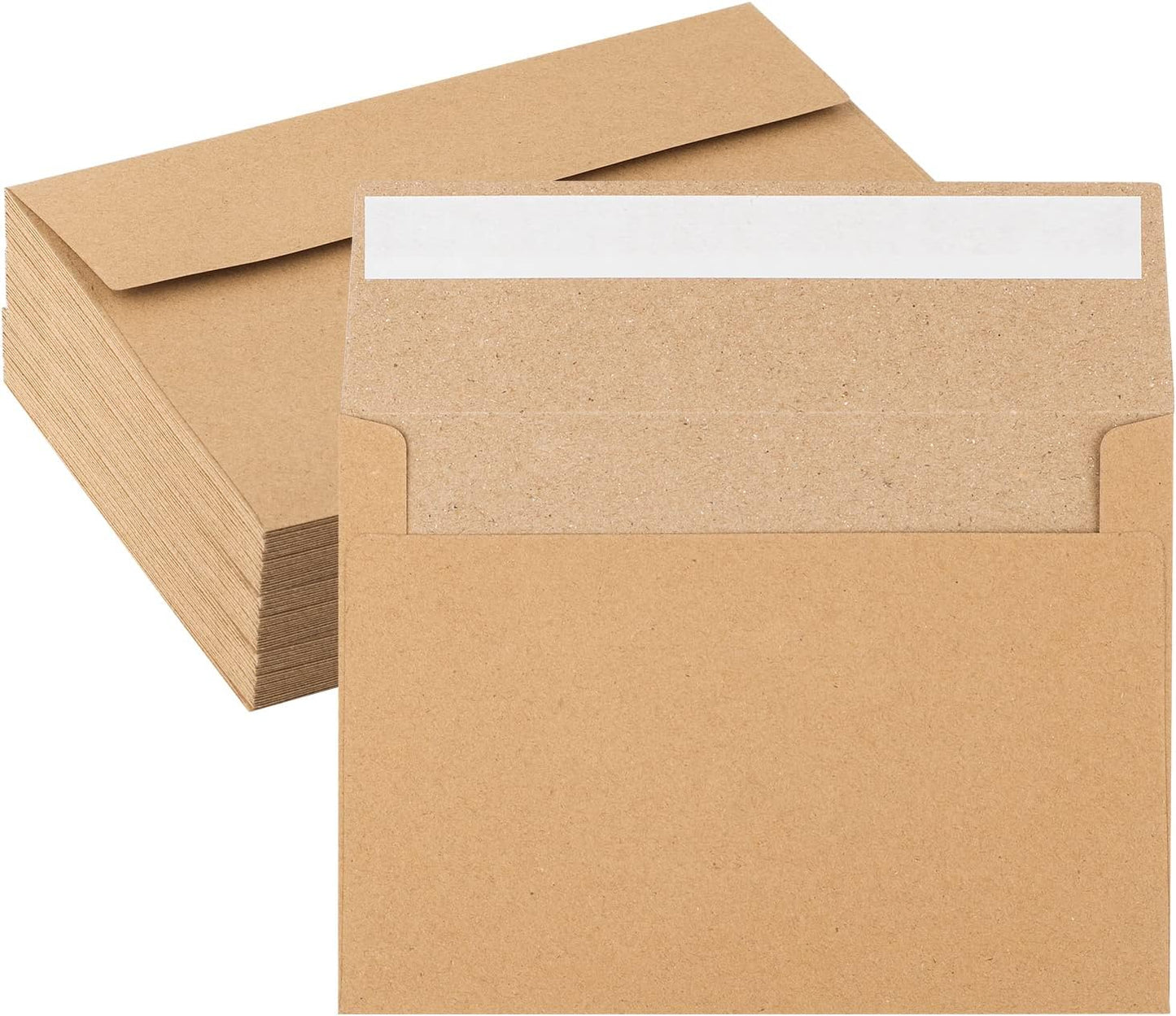 50-Pack Kraft 4x6 Inch Envelopes