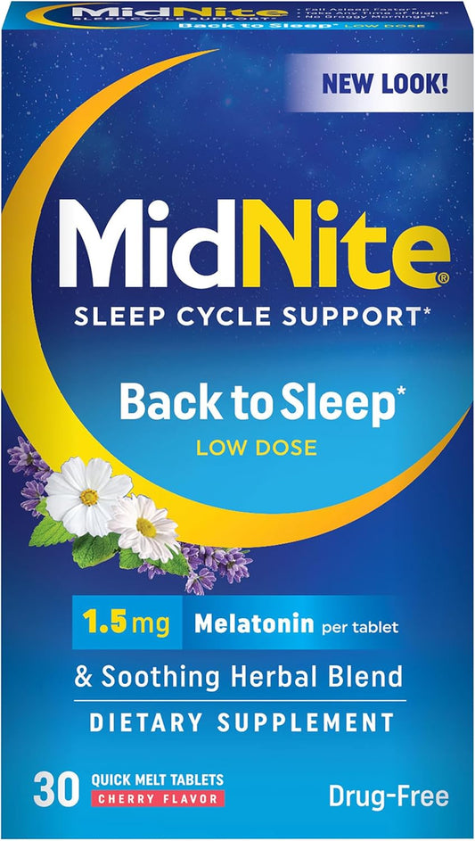 Midnite Drug-Free Sleep Aid, 30 Chewable Tabs