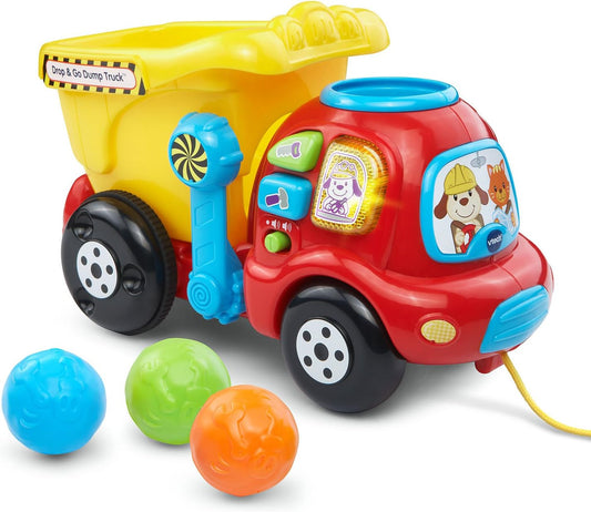 VTech Drop & Go Dump Truck, Yellow