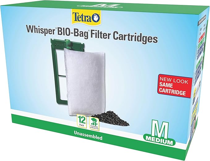 12-Pack Medium Whisper Bio-Bag Filter Cartridges