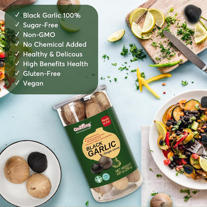 ONETANG 250g Black Garlic, 90-Day Fermented