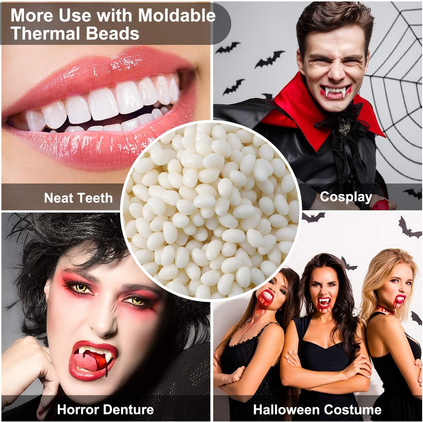 100g Moldable Thermal Fitting Teeth Beads