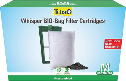 12-Pack Medium Whisper Bio-Bag Filter Cartridges