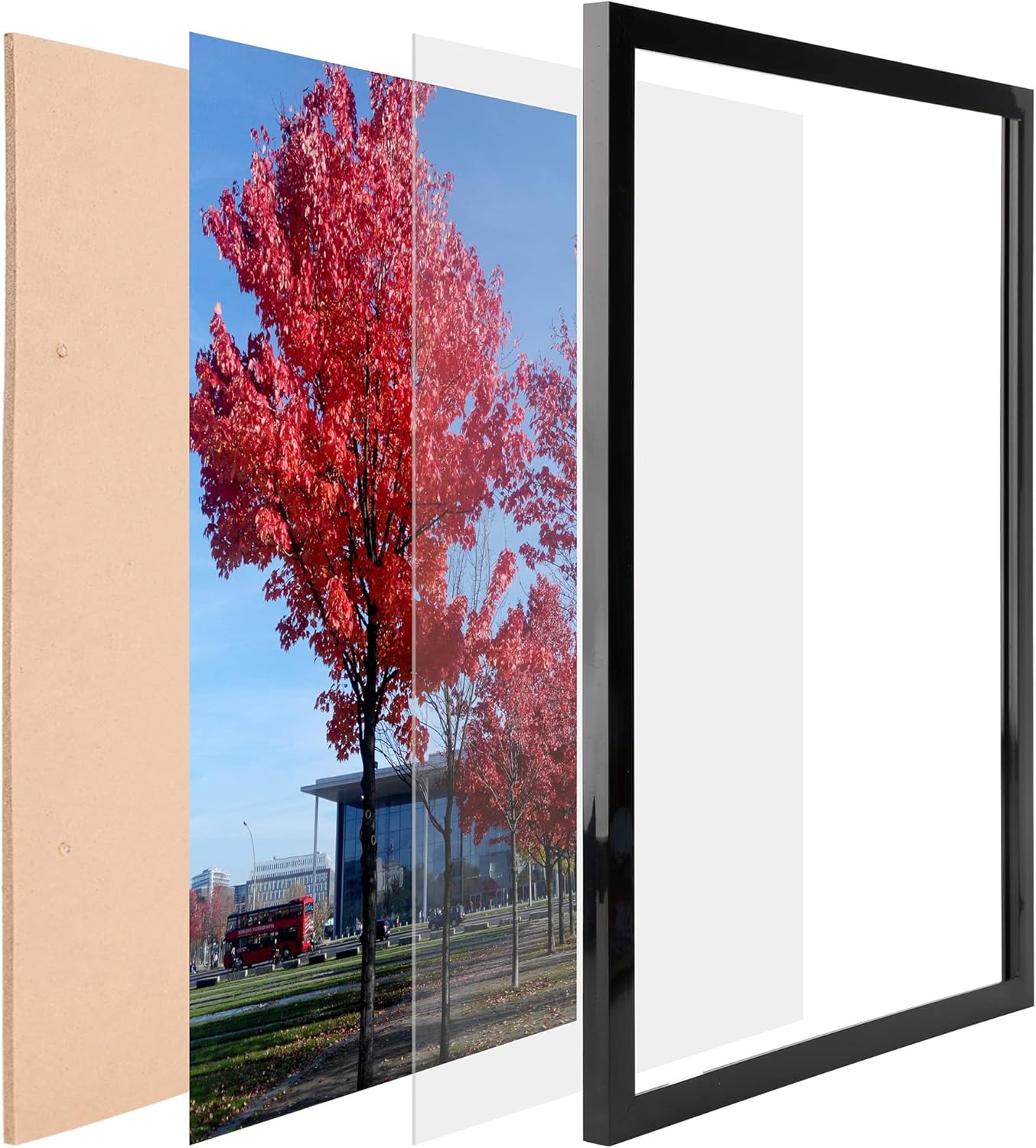 11x14 Black Wall-Mount Picture Frame