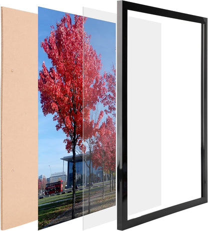 11x14 Black Wall-Mount Picture Frame