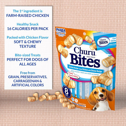 INABA Churu Bites Dog Treat, Grain-Free