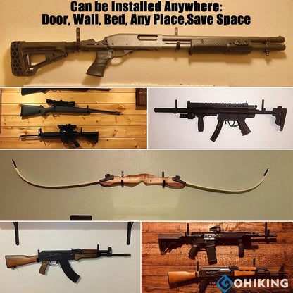 Gun Rack Hooks, Wall Mount Soft Padding