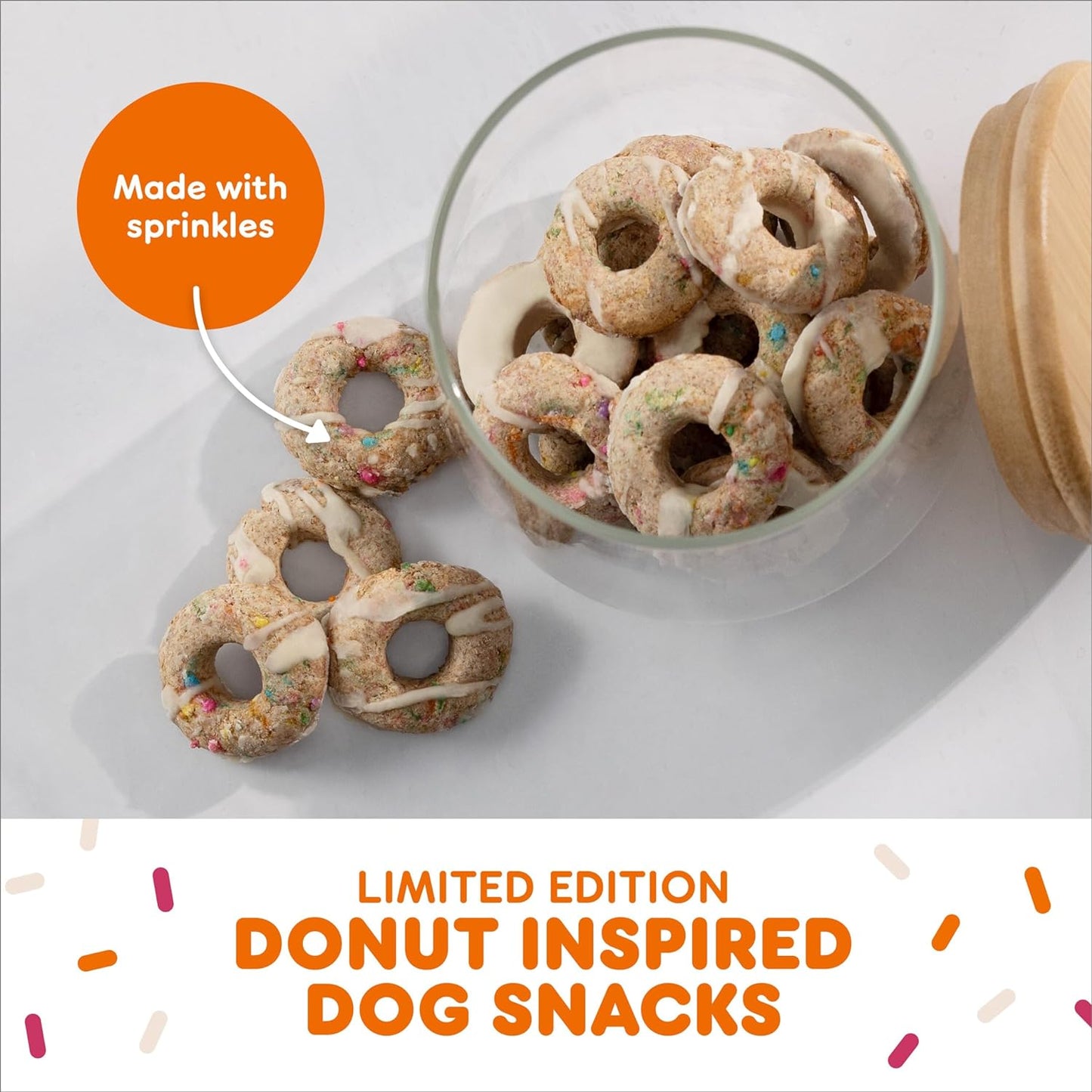 Milk-Bone Dunkin' Vanilla Glaze Dog Treats, 8oz