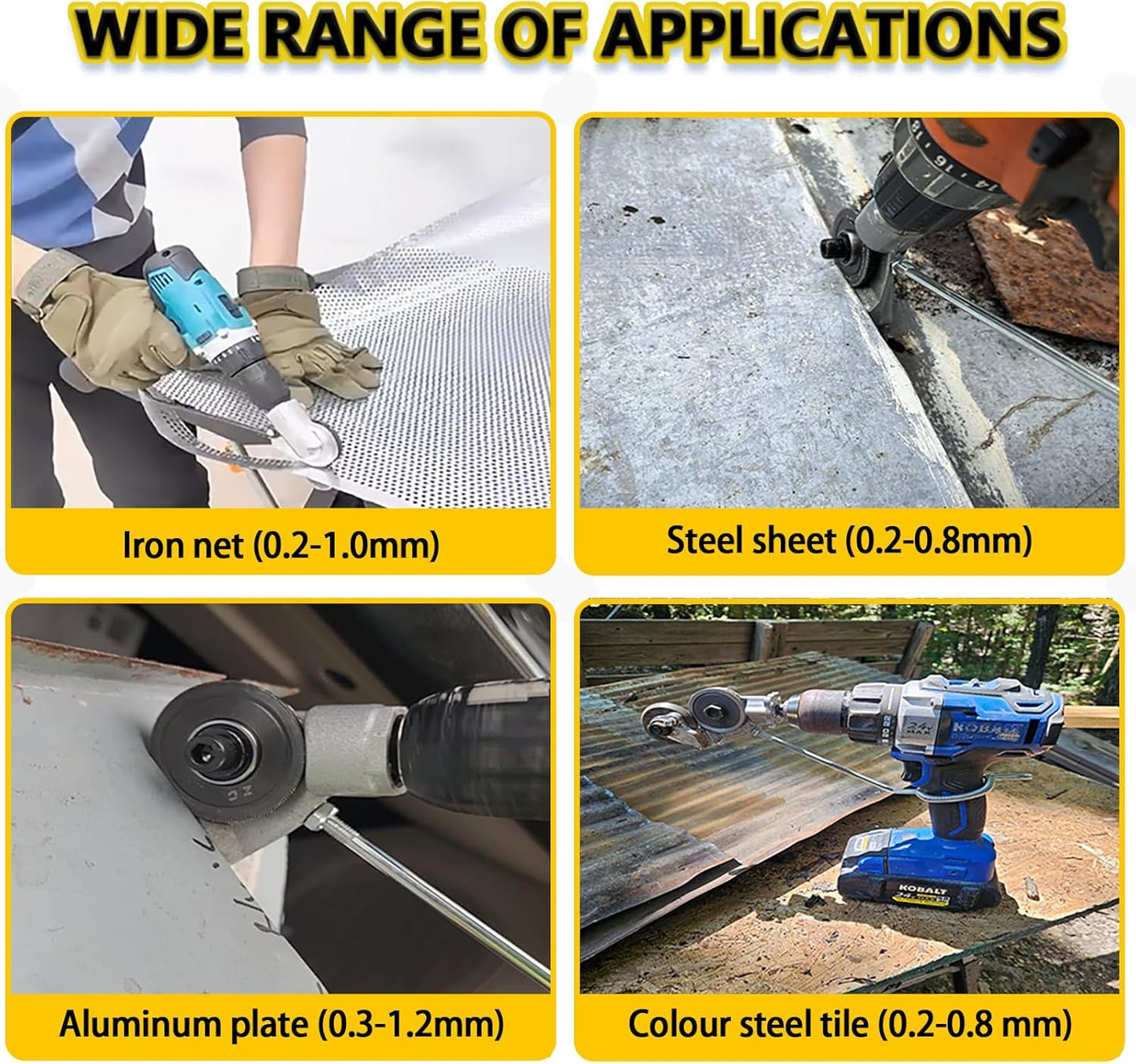 Drill Cut Pro Metal Cutting Attachment