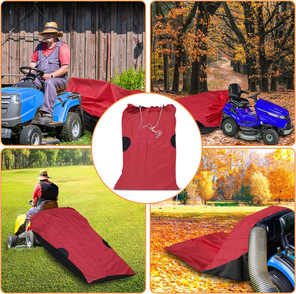 Lawn Tractor Leaf Bag with Zipper, Abrasion-Resistant