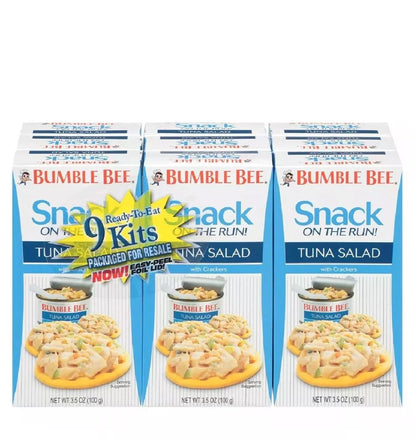 Bumble Bee Tuna Salad Snack On The Run Kit (3.5 oz., 9 ct.)